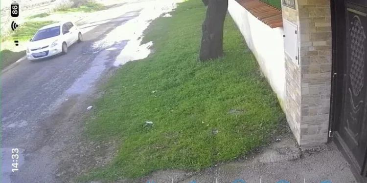 Ermenek’te seyir halindeki otomobil alev alarak yandı