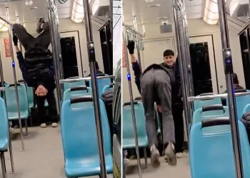 Bursa’da gençlerin metroda tehlikeli oyunu