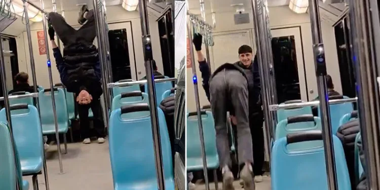 Bursa’da gençlerin metroda tehlikeli oyunu