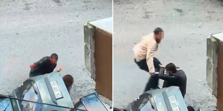Boşanma aşamasında olduğu eşinin sevgilisine sokakta bıçakla saldırdı