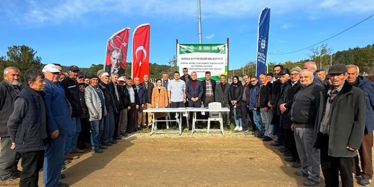 Bursa Büyükşehir’in kırsal kalkınma destekleri sürüyor