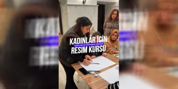 Kadınlara özel resim atölyesi Gemlik’te sürüyor