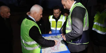 Büyükşehir gece gündüz sahada