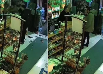Bursa’da para üstü kavgası: Market savaş alanına döndü