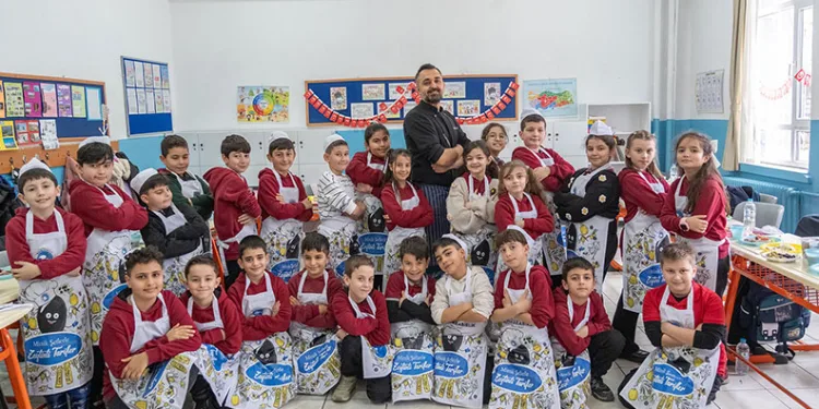 Marmarabirlik minik şeflerle sağlıklı nesiller yetiştiriyor