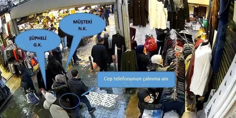 Bursa’da yankesicinin el çabukluğu şoke etti