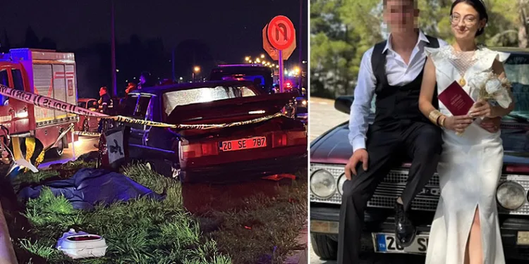 6 ay önce evlenen genç çifti ölüm ayırdı
