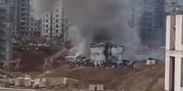 Tuzla’da işçi konteynerlerinde yangın