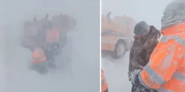 Sahara Geçidi’nde Kara Yolları ekibinin üzerine çığ düştü