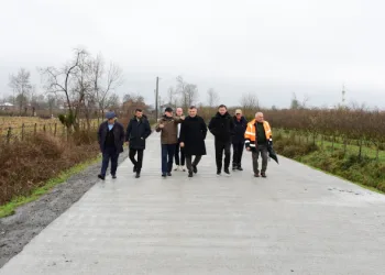 Terme’de yol seferberliği: Bin metrelik konforlu ulaşım