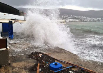 Bodrum-Kaş arası fırtına uyarısı