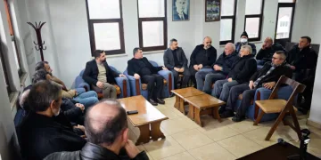 Öztürk ve Koç sahada incelemelerde bulundu