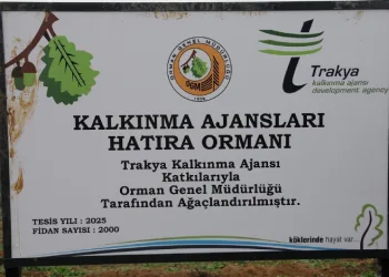 Trakya Kalkınma Ajansı’ndan Süleymanpaşa’da 2 bin fidanlık hatıra ormanı