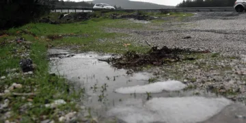 Muğla’da sağanak yağmur ile birlikte dolu yağdı