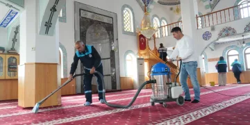 Battalgazi’de camiler Ramazan ayına hazırlanıyor
