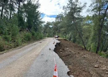 Gökbel yolu geçici olarak ulaşıma kapatıldı