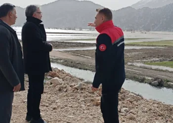 Gembos Ovası’nda taşkın sonrası inceleme