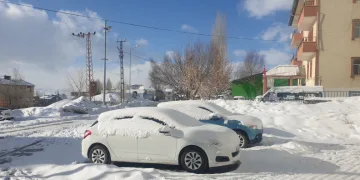 Başkale’de kar yağışı