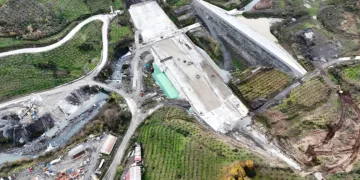 Salıpazarı Barajı inşaatının yüzde 77’si tamamlandı