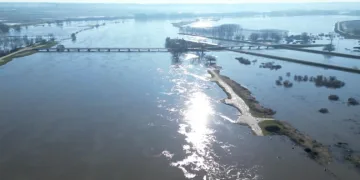 Edirne’de Meriç Nehri taştı, çok sayıda hobi bahçesi su altında kaldı