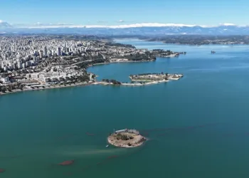 Adana’da gölde su seviyesi yükseldi, Sevgi Adası yolu kayboldu