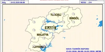 Tunceli için çığ uyarısı