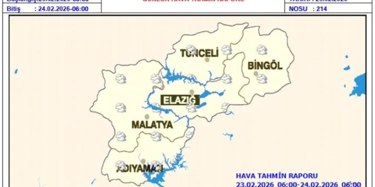 Tunceli için çığ uyarısı