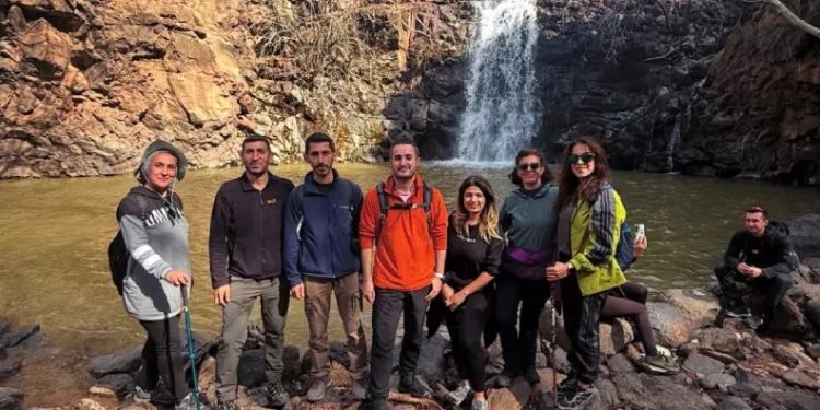 Diyarbakır’da yağışların artması ile coşan şelaleler ziyaretçi akınına uğruyor