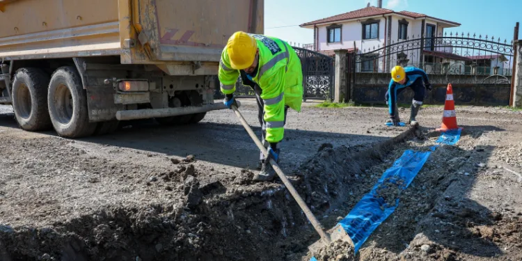 Yenilenen 6 bin 400 metrelik hat sayesinde su kayıpları son buldu