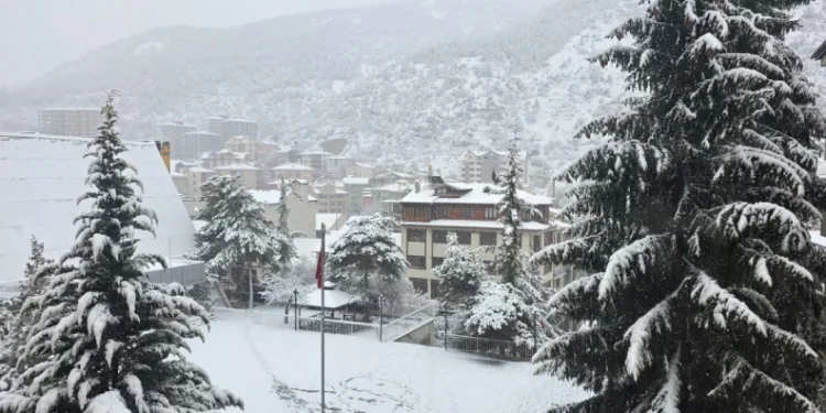 Gümüşhane’de kar nedeniyle 193 köy yolu ulaşıma kapandı