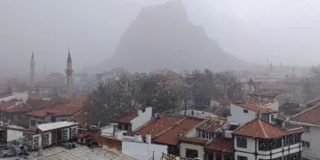 Afyonkarahisar’da kar yağışı
