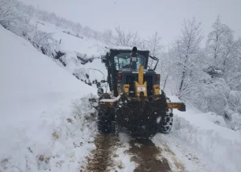 Trabzon’da 40 mahalle yolu kar nedeniyle ulaşıma kapandı