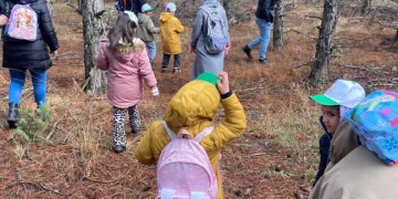 Kütahya’da öğrencilere yönelik doğa yürüyüşü etkinliği