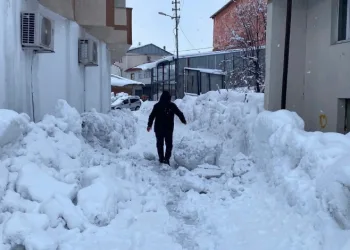 Karlıova’da 40 gündür süren kar yağışı hayatı zorlaştırıyor