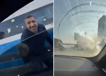 Bursa’da motosiklet sürücülerinin tehlikeli yolculuğu kamerada