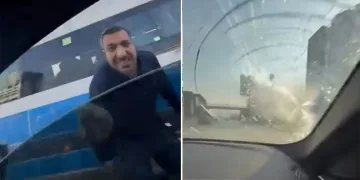 Bursa’da motosiklet sürücülerinin tehlikeli yolculuğu kamerada