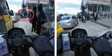 Bir anlık dalgınlık kazayı getirdi