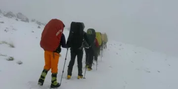 Ağrı Dağı’nda zirve tırmanışı yarıda kaldı