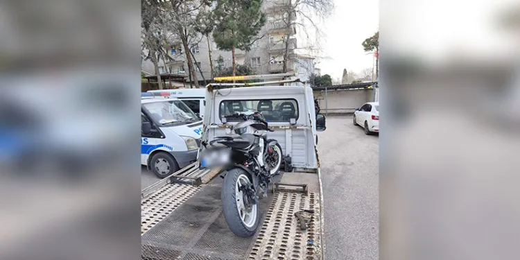 Bursa’da ‘Dur’ ihtarına uymayan motosikletliye 245 bin TL ceza