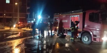 Siirt’te akaryakıt istasyonunda çıkan yangında faciadan dönüldü