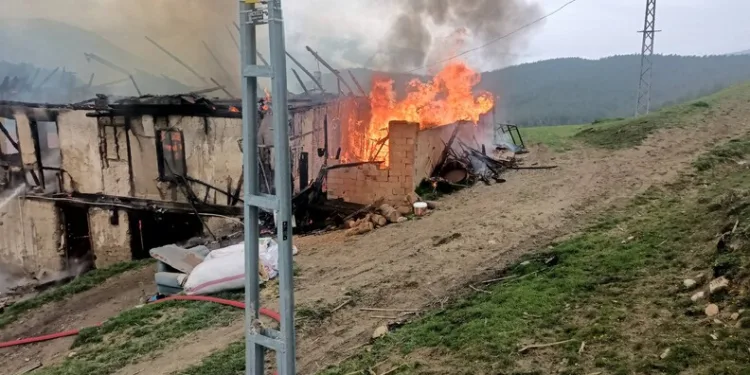 Otomobil demir bariyere ok gibi saplandı: Karı koca ölümden döndü