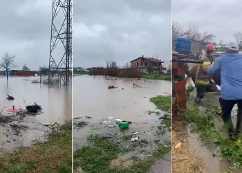 Sağanak Bursa’yı vurdu: Tarlalar göle döndü, hayvanlar mahsur kaldı