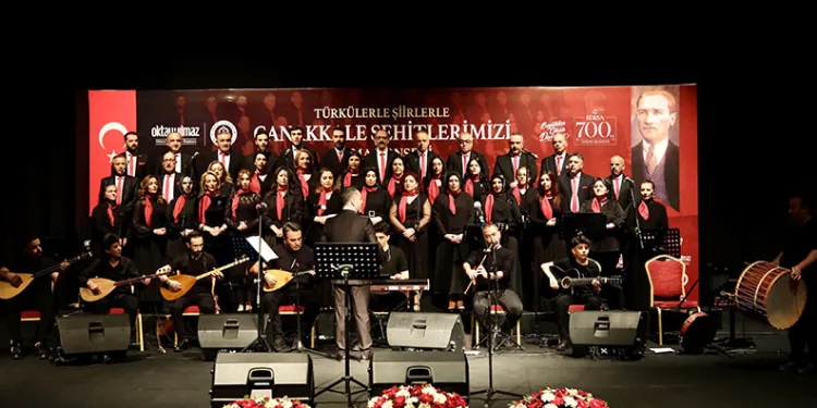 Çanakkale ruhu türkülerle yaşatıldı
