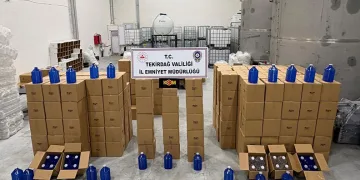 17 ton 815 litre etil alkol ele geçirildi