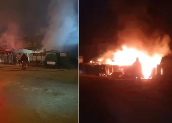 Bursa’da çiftlik, alevlere teslim oldu