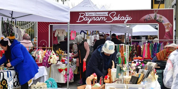 Kadın girişimciler ‘Bayram Sokağı’ kapılarını açtı