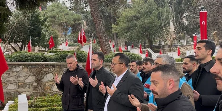 Bayram öncesinde şehitler unutulmadı