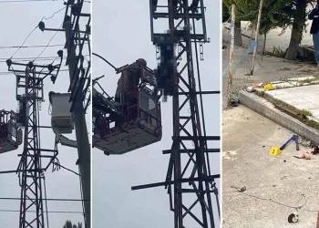 Bursa’da hırsızlık için çıktığı elektrik direği sonu oldu