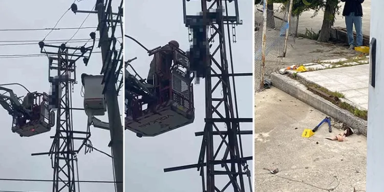 Bursa’da hırsızlık için çıktığı elektrik direği sonu oldu