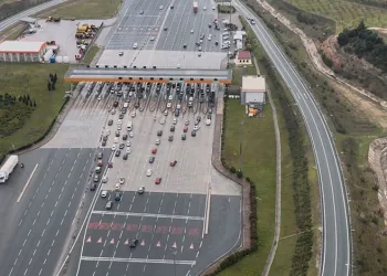 Bursa’da bayram trafiğine helikopterli denetim